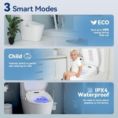 Heated bidet seat for V-shaped elongated toilets — photo 4