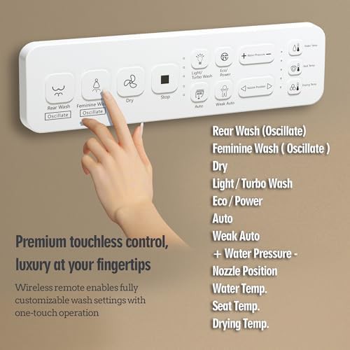 Round warm water bidet seat model O80KR — photo 5
