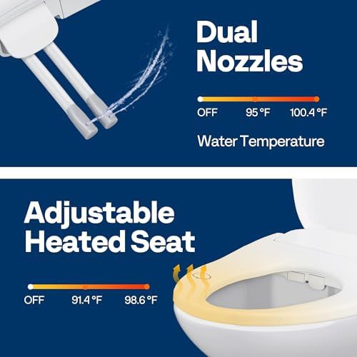 Electric heated bidet seat with remote — photo 4