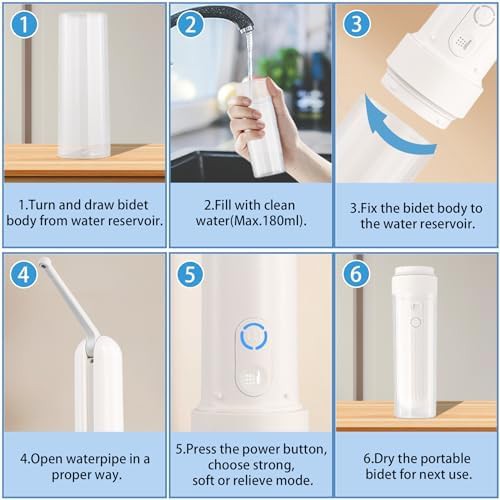 Aovikood rechargeable electric travel bidet — photo 4
