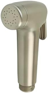 Brushed nickel handheld bidet sprayer with holster — photo 5