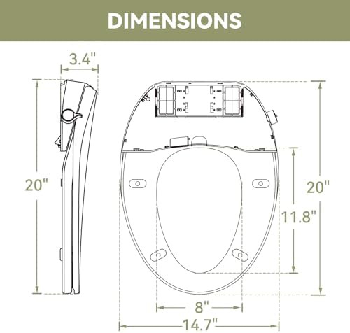 Horow one piece toilet non electric bidet — photo 4