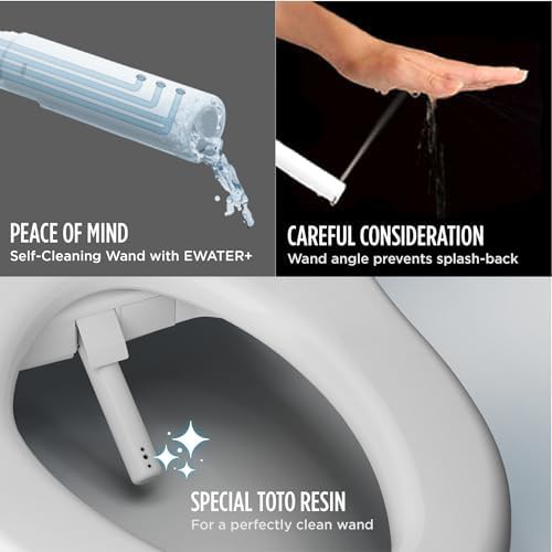 Toto S7A round cotton white electronic bidet seat — photo 3