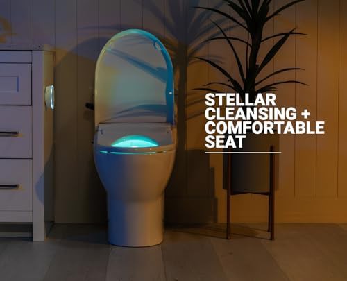 Ultra slim round bidet seat with warm water — photo 4