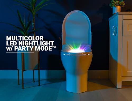Ultra slim round bidet seat with warm water — photo 5