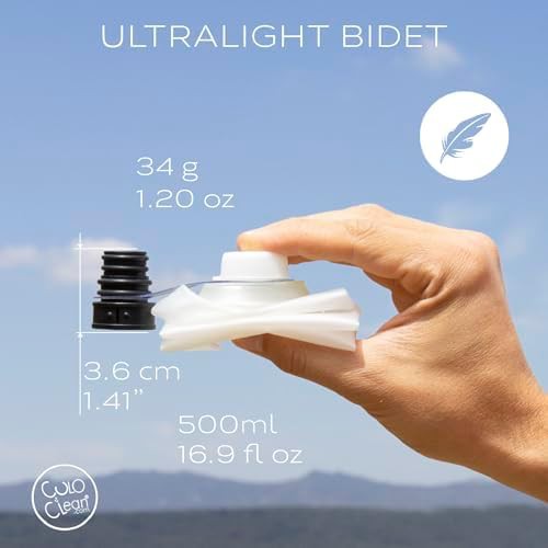 Flexible 500ml ultralight travel bidet set — photo 3