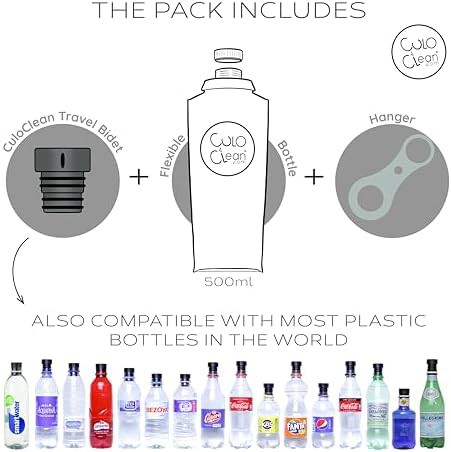 Flexible 500ml ultralight travel bidet set — photo 5
