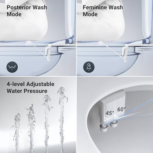 Easy install dual nozzle butt wash bidet — photo 3