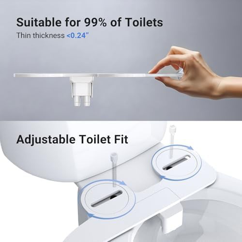 Easy install dual nozzle butt wash bidet — photo 5