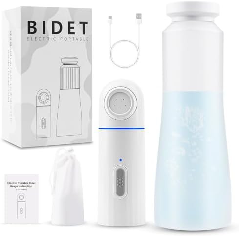 Rechargeable handheld bidet with two spray modes