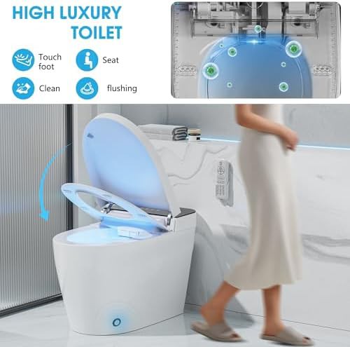 Integrated bidet toilet with warm wash cycle — photo 5