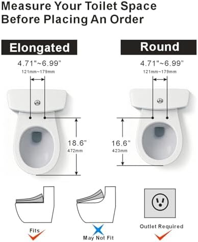 XCQQ electric heated bidet seat remote round s90r — photo 3