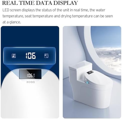 XCQQ electric heated bidet toilet seat remote elongated s90l — photo 5