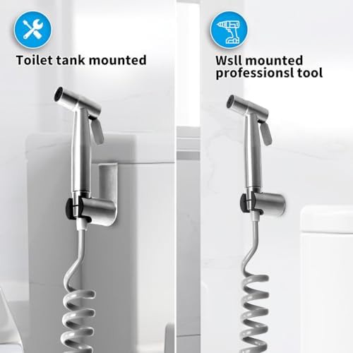 Stainless steel handheld shower kit — photo 4