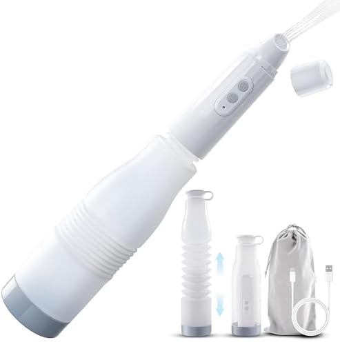 High pressure electric travel bidet with USB-C