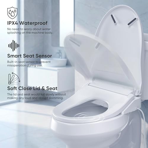 Elongated stainless nozzle electric bidet — photo 4