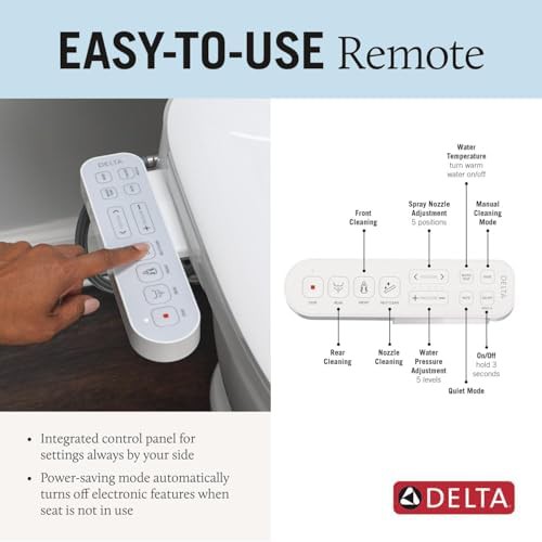 Standard elongated electric bidet toilet seat — photo 4