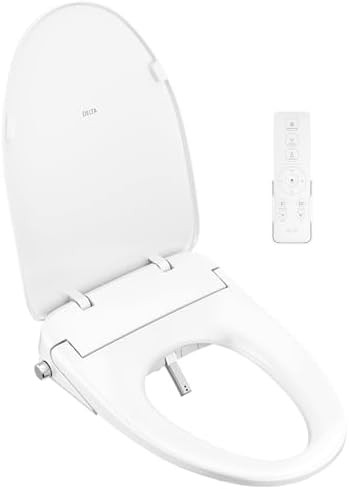Premium elongated heated bidet toilet seat