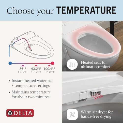 Premium elongated heated bidet toilet seat — photo 3