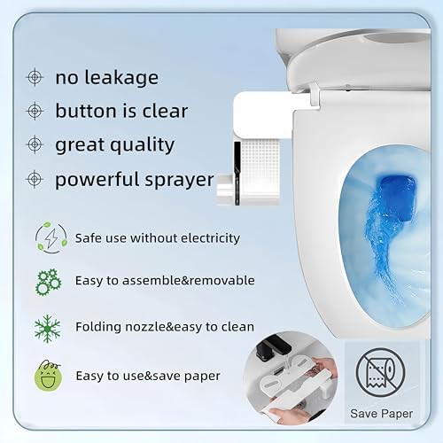 Stainless steel handheld bidet sprayer kit — photo 5