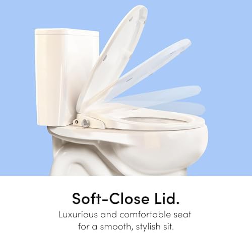Wave non electric bidet toilet seat round bamboo — photo 3