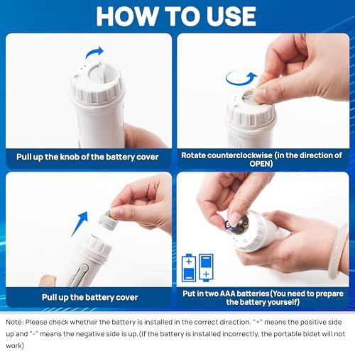 Mini waterproof bidet with 180 nozzle — photo 5