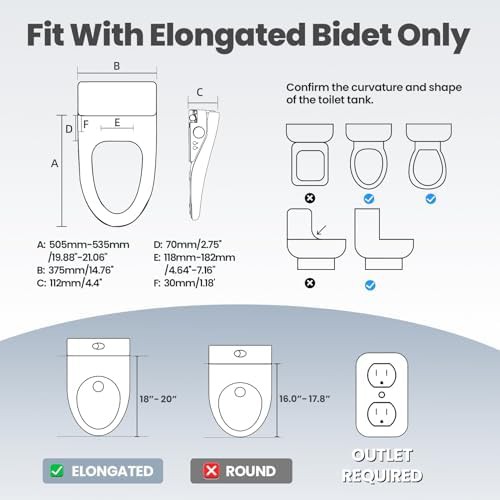 Elongated electric bidet with side panel — photo 4