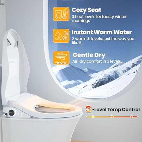 Elongated electric bidet with side panel — photo 5