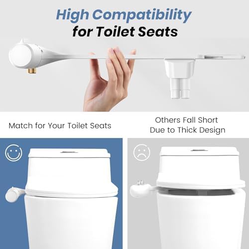Non electric dual nozzle silver bidet attachment — photo 3