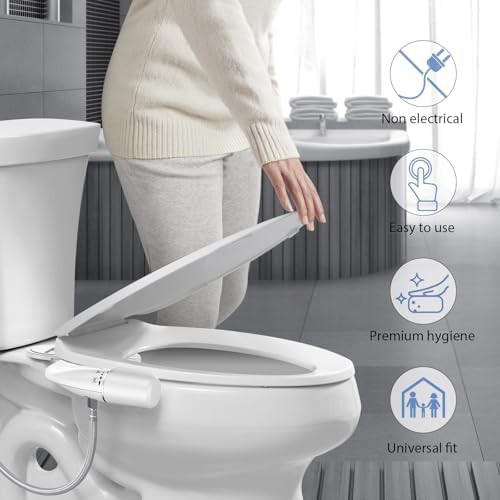 Non electric dual nozzle silver bidet attachment — photo 4