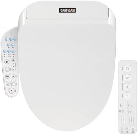 Dual control smart bidet seat