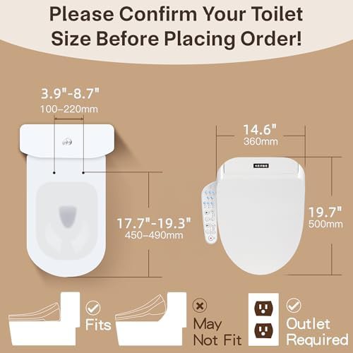Dual control smart bidet seat — photo 5
