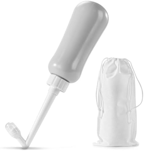 Portable gray travel bidet with large capacity