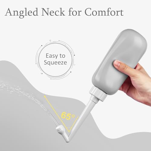 Portable gray travel bidet with large capacity — photo 5