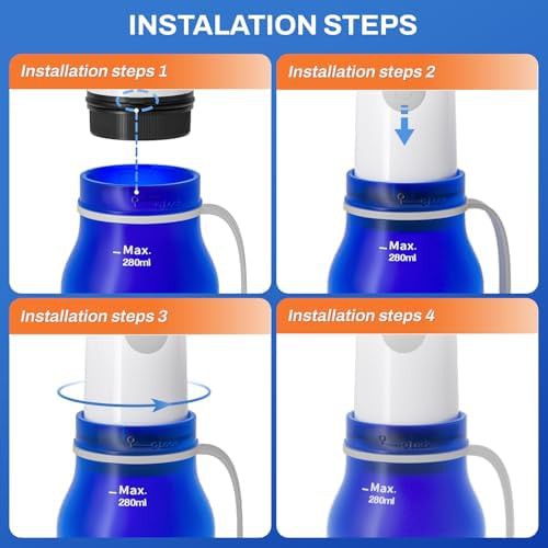 Blue electric bidet with six settings — photo 3