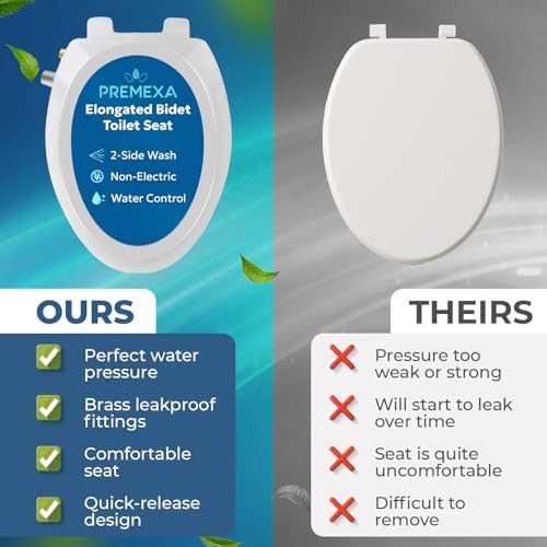 Non-electric dual nozzle bidet toilet seat — photo 4