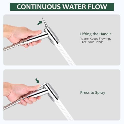 Handheld toilet faucet sprayer set — photo 4