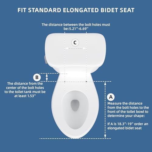 Elongated bidet seat with button controls — photo 5