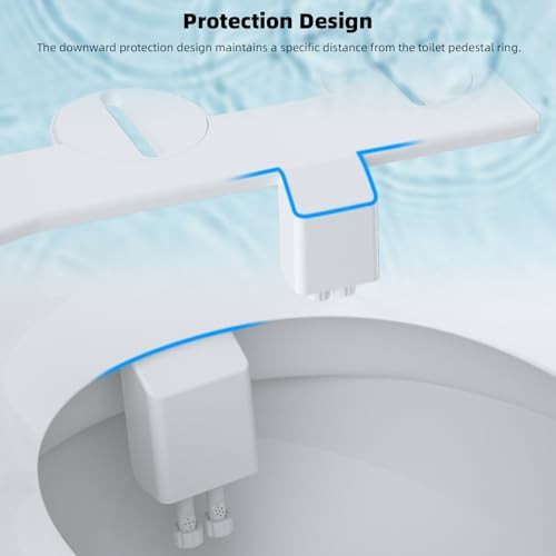 Non electric bidet attachment with dual nozzles — photo 4