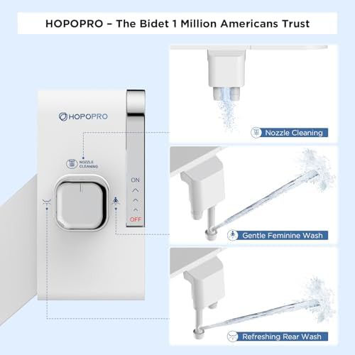 White non-electric bidet with self-cleaning — photo 4