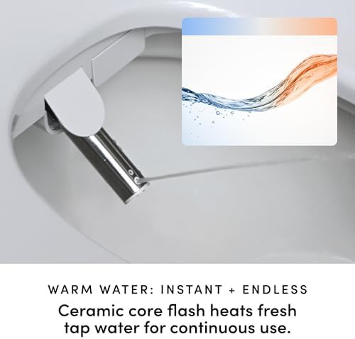 Cloud electric bidet heated toilet seat for elongated bowls — photo 3