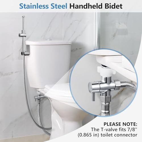 Stainless Steel Handheld Bidet Sprayer — photo 5