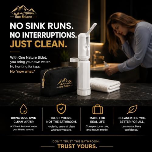 Handheld waterproof electric travel bidet sprayer — photo 3