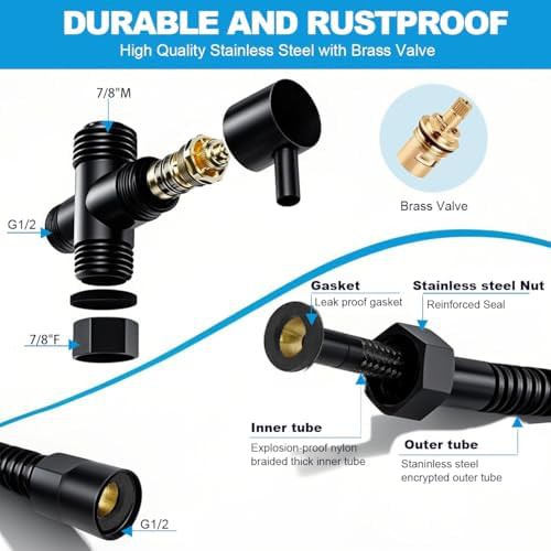 Stainless steel high pressure handheld sprayer set — photo 3
