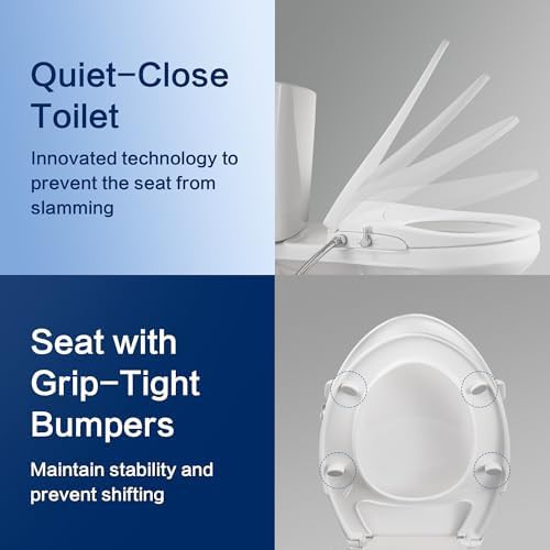 Non-electric elongated bidet toilet seat — photo 3