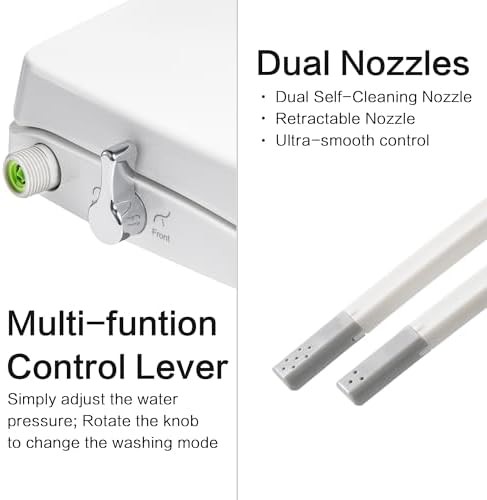 Non-electric elongated bidet toilet seat — photo 4
