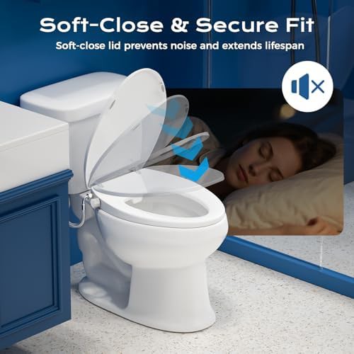 Elongated bidet seat with slow close lid — photo 4
