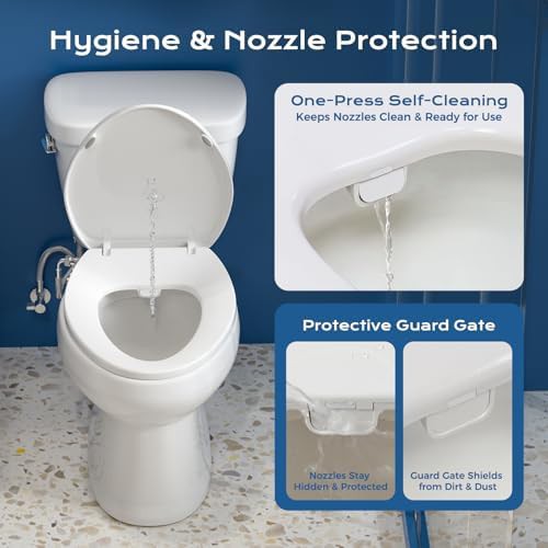 Self cleaning elongated bidet toilet seat — photo 3