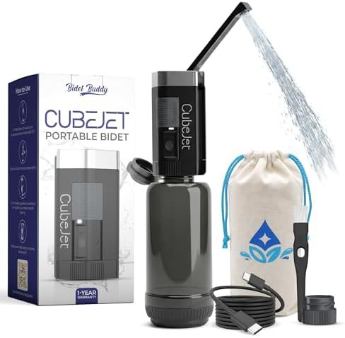 CubeJet Portable Bidet in Obsidian Drift