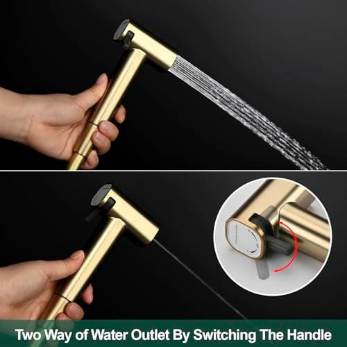Concealed brass warm water bidet sprayer — photo 5